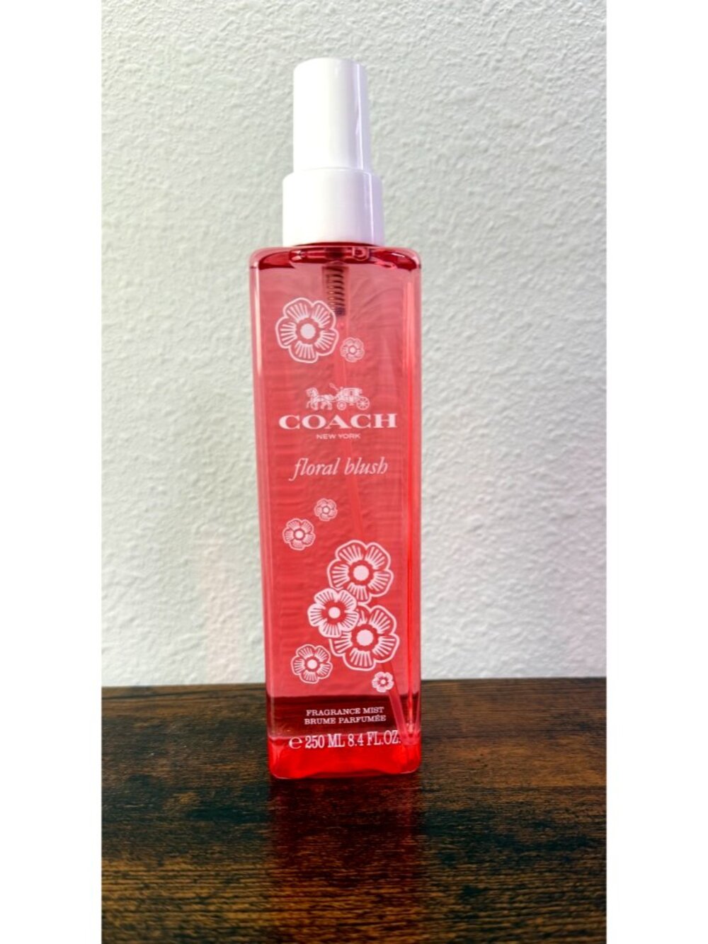 COACH New York FLORAL BLUSH fragrance Spray Mist  8.4 fl.oz/250ml Made in France